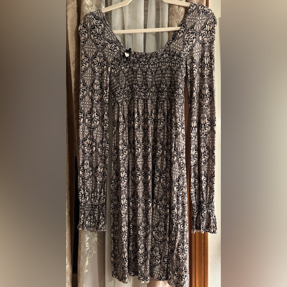 Guess dress, size small, brown and tan